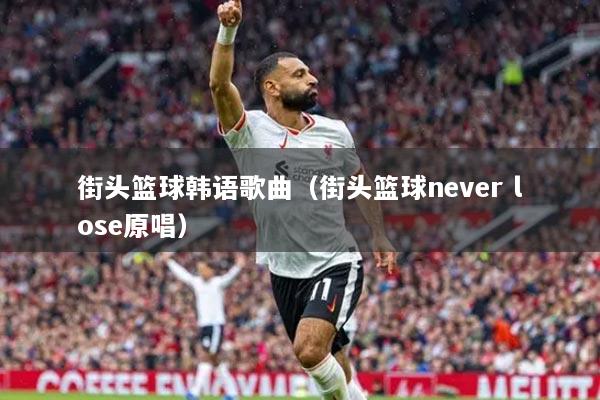 街頭籃球韓語歌曲（街頭籃球never lose原唱）