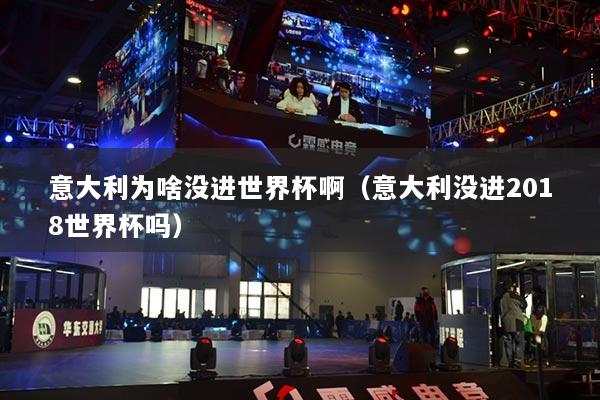 意大利為啥沒進世界杯啊（意大利沒進2018世界杯嗎）