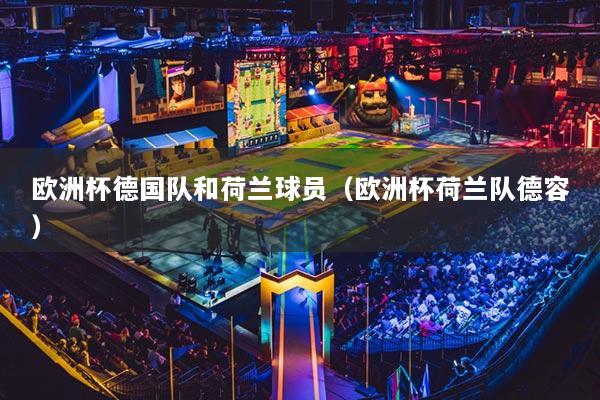 歐洲杯德國(guó)隊(duì)和荷蘭球員（歐洲杯荷蘭隊(duì)德容）