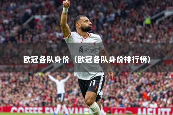 歐冠各隊身價（歐冠各隊身價排行榜）