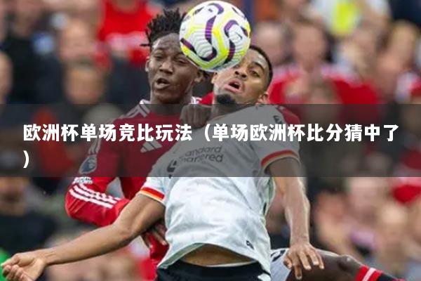 歐洲杯單場競比玩法（單場歐洲杯比分猜中了）