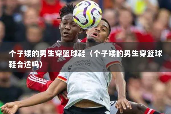 個子矮的男生穿籃球鞋（個子矮的男生穿籃球鞋合適嗎）